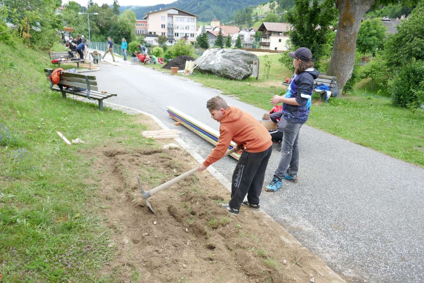 Der Essbare Schulweg in Matrei am Brenner