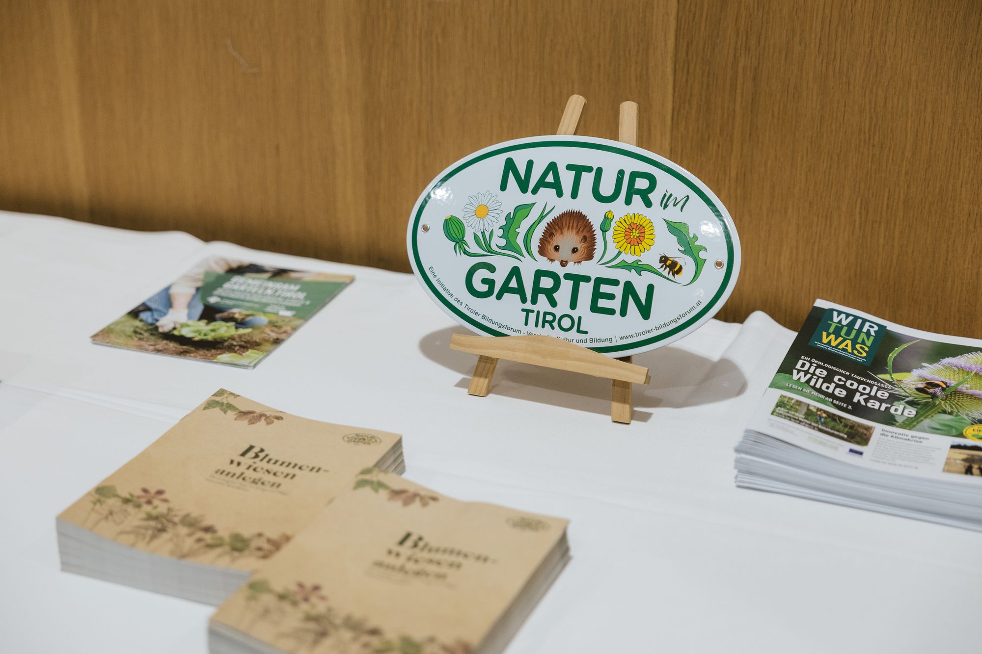 Die Natur im Garten Plakette 2025 für Gemeinschaftsgärten